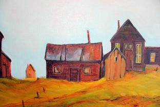 Original art for sale at UGallery.com | Bodie, Silent Sentinels by Doug Cosbie | $475 | oil painting | 16' h x 20' w | photo 4