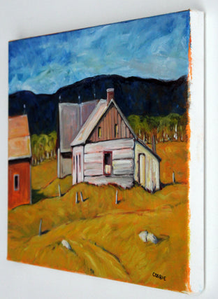 Blue Ridge Mountains Farm by Doug Cosbie |  Side View of Artwork 