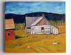 Original art for sale at UGallery.com | Blue Ridge Mountains Farm by Doug Cosbie | $350 | oil painting | 10' h x 12' w | thumbnail 3