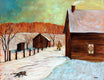 Original art for sale at UGallery.com | Christmas Morning by Doug Cosbie | $425 | oil painting | 14' h x 18' w | thumbnail 1
