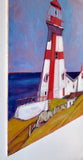 Original art for sale at UGallery.com | East Quoddy Lighthouse, Campobello Island by Doug Cosbie | $375 | oil painting | 11' h x 14' w | thumbnail 2