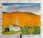 Original art for sale at UGallery.com | Evening, Stowe Community Church, Vermont by Doug Cosbie | $850 | oil painting | 20' h x 24' w | thumbnail 3