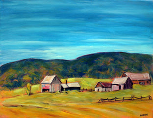 Original art for sale at UGallery.com | Fauquier County Farm, Virginia by Doug Cosbie | $375 | oil painting | 11' h x 14' w | photo 1