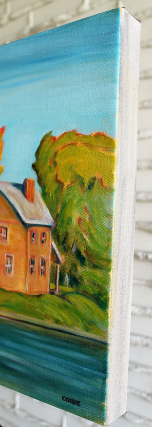 Old Bedford Village, PA by Doug Cosbie |  Side View of Artwork 