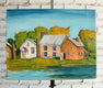 Original art for sale at UGallery.com | Old Bedford Village, PA by Doug Cosbie | $425 | oil painting | 14' h x 18' w | thumbnail 3