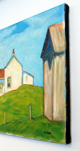 Ontario Farm - Ottawa Valley by Doug Cosbie |  Side View of Artwork 