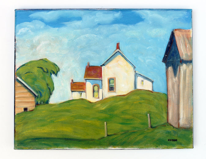 Ontario Farm - Ottawa Valley by Doug Cosbie |  Context View of Artwork 