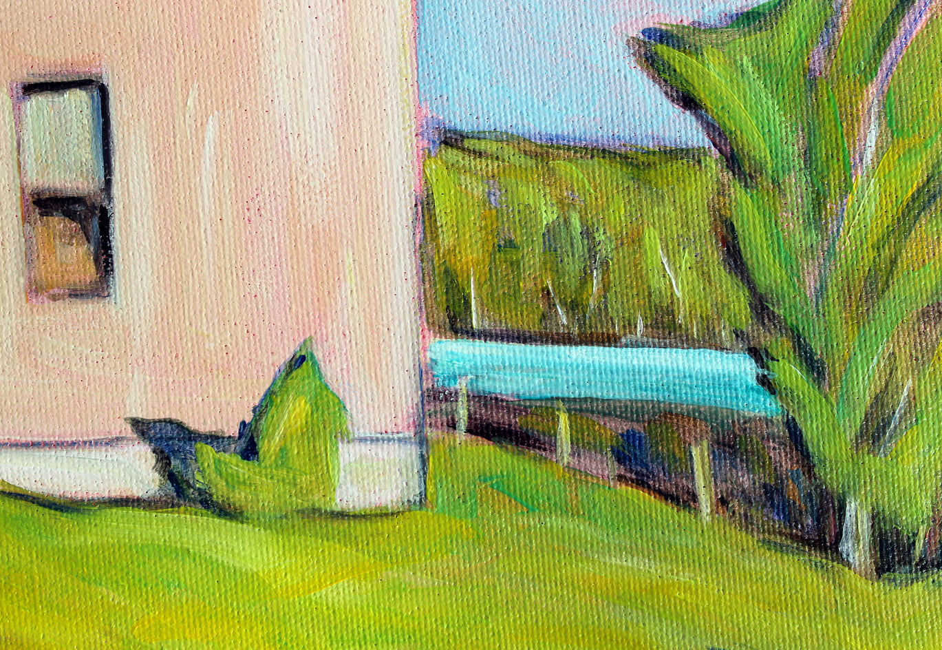 Ottawa Valley Farm by Doug Cosbie |  Closeup View of Artwork 