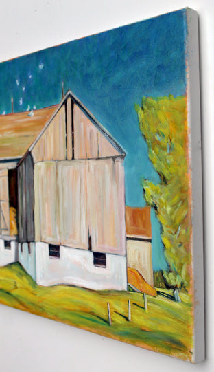 Original art for sale at UGallery.com | Pennsylvania Dairy Barn by Doug Cosbie | $575 | oil painting | 14' h x 18' w | photo 2