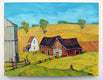 Original art for sale at UGallery.com | White Farmhouse, Berks County Pennsylvania by Doug Cosbie | $425 | oil painting | 14' h x 18' w | thumbnail 3