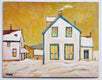 Original art for sale at UGallery.com | Winter's Dusk by Doug Cosbie | $375 | oil painting | 11' h x 14' w | thumbnail 3