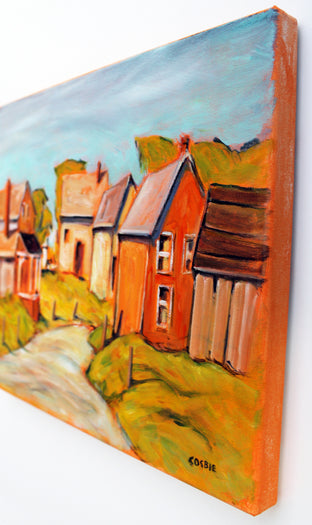 Original art for sale at UGallery.com | Wright Street, Sterling Ontario by Doug Cosbie | $350 | oil painting | 10' h x 12' w | photo 3
