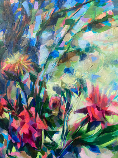 All Blues by Dowa Hattem |   Closeup View of Artwork 