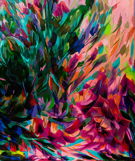 Hidden Flower by Dowa Hattem |   Closeup View of Artwork 