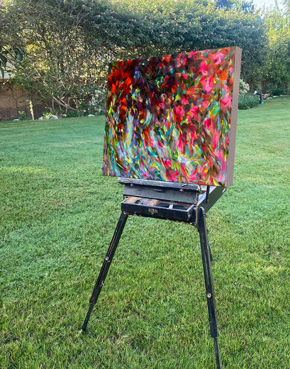 Crowd of Nature by Dowa Hattem |  Side View of Artwork 