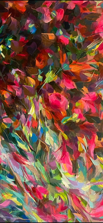 Crowd of Nature by Dowa Hattem |  Closeup View of Artwork 