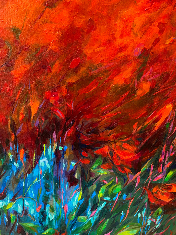 Happiness Whip by Dowa Hattem |  Closeup View of Artwork 