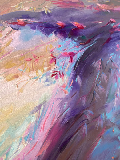 A Cloud of Flowers by Dowa Hattem |   Closeup View of Artwork 