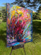 Original art for sale at UGallery.com | Flower Storm by Dowa Hattem | $2,100 | oil painting | 39.37' h x 31.49' w | thumbnail 2