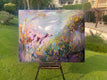 Original art for sale at UGallery.com | Serene Happiness by Dowa Hattem | $1,850 | oil painting | 31.49' h x 39.37' w | thumbnail 3