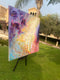Original art for sale at UGallery.com | Torrent of Dreams by Dowa Hattem | $3,400 | oil painting | 55.1' h x 55.12' w | thumbnail 3