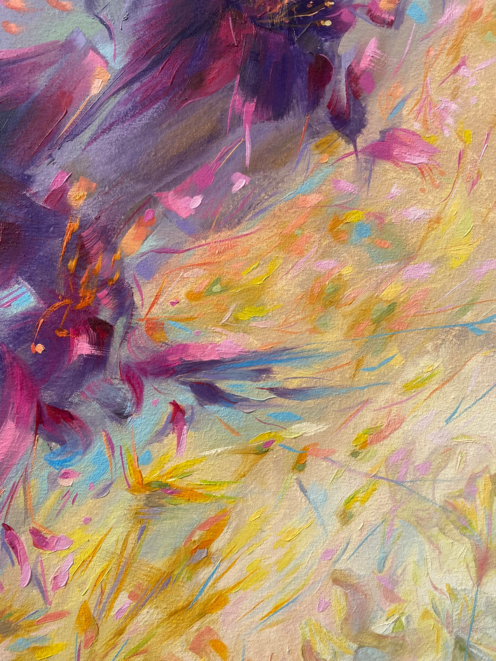 Torrent of Dreams by Dowa Hattem |  Closeup View of Artwork 