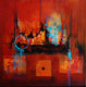 Original art for sale at UGallery.com | Dream Catcher by Yamilet Sempe | $950 | acrylic painting | 20' h x 20' w | thumbnail 1