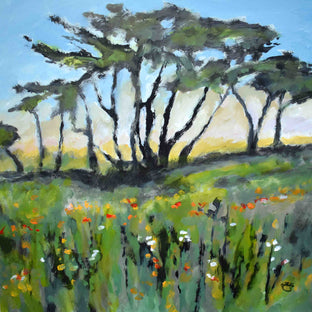 Original art for sale at UGallery.com | Green Field by Kip Decker | $2,800 | acrylic painting | 36' h x 36' w | photo 1