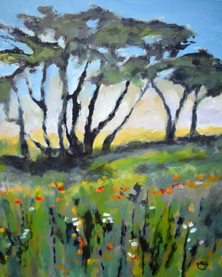 Original art for sale at UGallery.com | Green Field by Kip Decker | $2,800 | acrylic painting | 36' h x 36' w | photo 3