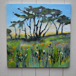 Original art for sale at UGallery.com | Green Field by Kip Decker | $2,800 | acrylic painting | 36' h x 36' w | photo 2