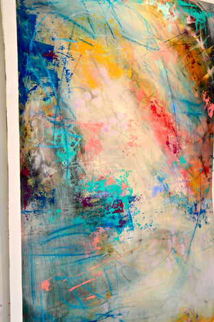 Coral Sea by DL Watson |  Side View of Artwork 