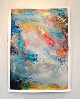 Original art for sale at UGallery.com | Coral Sea by DL Watson | $625 | acrylic painting | 29' h x 21' w | photo 3