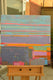 Original art for sale at UGallery.com | Yellow Stripes and the Distant Horizon by Srinivas Kathoju | $1,025 | oil painting | 30' h x 30' w | thumbnail 3