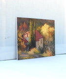 Original art for sale at UGallery.com | House on Mingus Mountain by Sherri Aldawood | $350 | oil painting | 9' h x 12' w | thumbnail 2