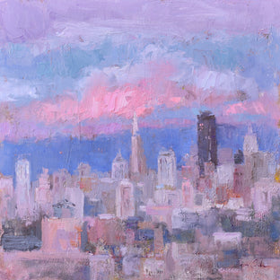 Original art for sale at UGallery.com | Sunrise by Oksana Johnson | $775 | oil painting | 12' h x 12' w | photo 1
