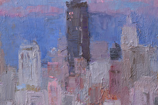 Original art for sale at UGallery.com | Sunrise by Oksana Johnson | $775 | oil painting | 12' h x 12' w | photo 4