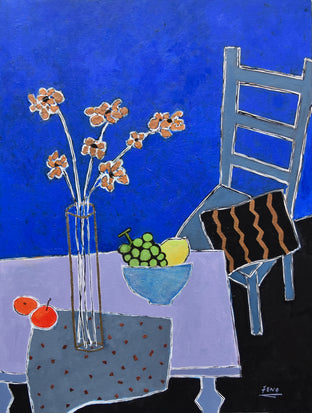 Still Life in Blue Room by Feng Biddle |  Artwork Main Image 