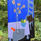 Original art for sale at UGallery.com | Still Life in Blue Room by Feng Biddle | $1,975 | mixed media artwork | 40' h x 30' w | thumbnail 2