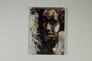 Original art for sale at UGallery.com | Portrait of an Immigrant by Wynston Edun | $400 | acrylic painting | 12' h x 9' w | photo 3