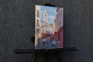 An Afternoon in Montmartre by Oksana Johnson |  Context View of Artwork 