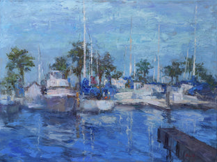 Resting Boats by Oksana Johnson |  Artwork Main Image 