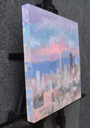 Original art for sale at UGallery.com | Sunrise by Oksana Johnson | $775 | oil painting | 12' h x 12' w | photo 2