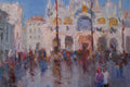 Original art for sale at UGallery.com | Acqua Alta by Oksana Johnson | $700 | oil painting | 14' h x 11' w | thumbnail 4