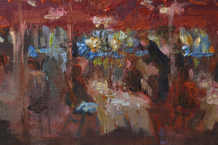 Original art for sale at UGallery.com | Dinner after the Rain by Oksana Johnson | $625 | oil painting | 14' h x 11' w | photo 4