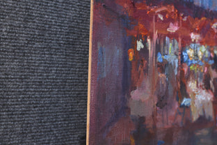 Original art for sale at UGallery.com | Dinner after the Rain by Oksana Johnson | $625 | oil painting | 14' h x 11' w | photo 2