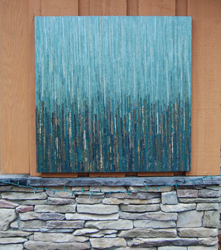 Original art for sale at UGallery.com | S171 by Janet Hamilton | $3,575 | mixed media artwork | 40' h x 40' w | photo 3