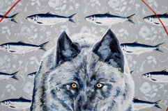 Original art for sale at UGallery.com | Fierce by Alana Clumeck | $4,500 | oil painting | 60' h x 48' w | thumbnail 4