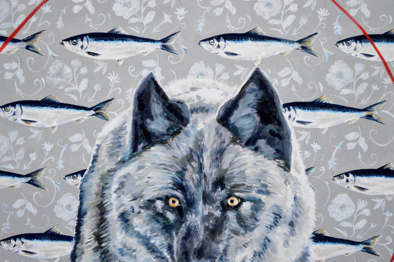 Fierce by Alana Clumeck |   Closeup View of Artwork 