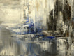 Original art for sale at UGallery.com | Twilight Shadows by Tatiana Iliina | $2,350 | acrylic painting | 36' h x 36' w | thumbnail 4