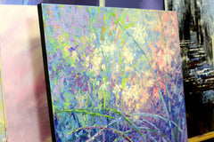 Original art for sale at UGallery.com | Bramble and Rose by Tatiana Iliina | $1,225 | acrylic painting | 24' h x 30' w | thumbnail 2